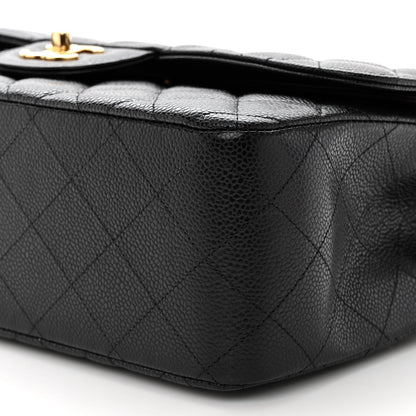 Chanel Caviar Quilted Jumbo Double Flap Black 10 of 10