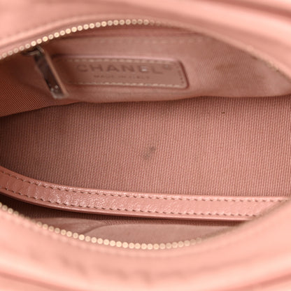 Chanel Aged Calfskin Quilted Small Gabrielle Hobo Pink 11 of 16