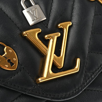 Louis Vuitton Calfskin Love Lock New Wave Long Wallet Black 12 of 14