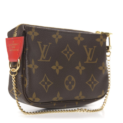 Louis Vuitton Monogram 2020 Christmas Animation Bumper Cars Mini Pochette Accessories Coquelicot 3 of 8
