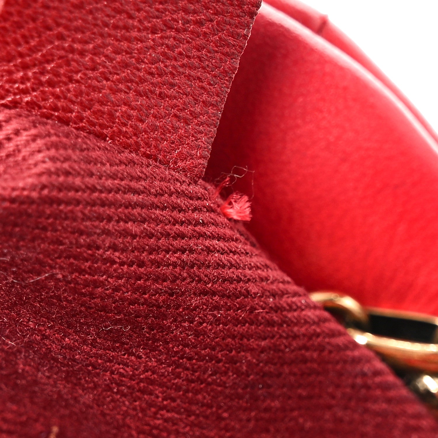 Chanel Lambskin Quilted Medium Just Mademoiselle Red 10 of 10