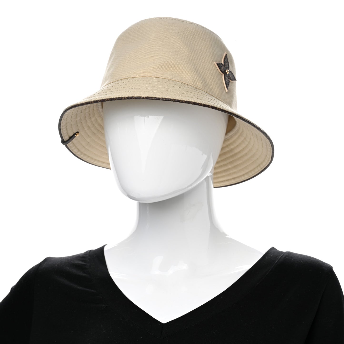 Canvas On Your Way Bob Bucket Hat S Beige