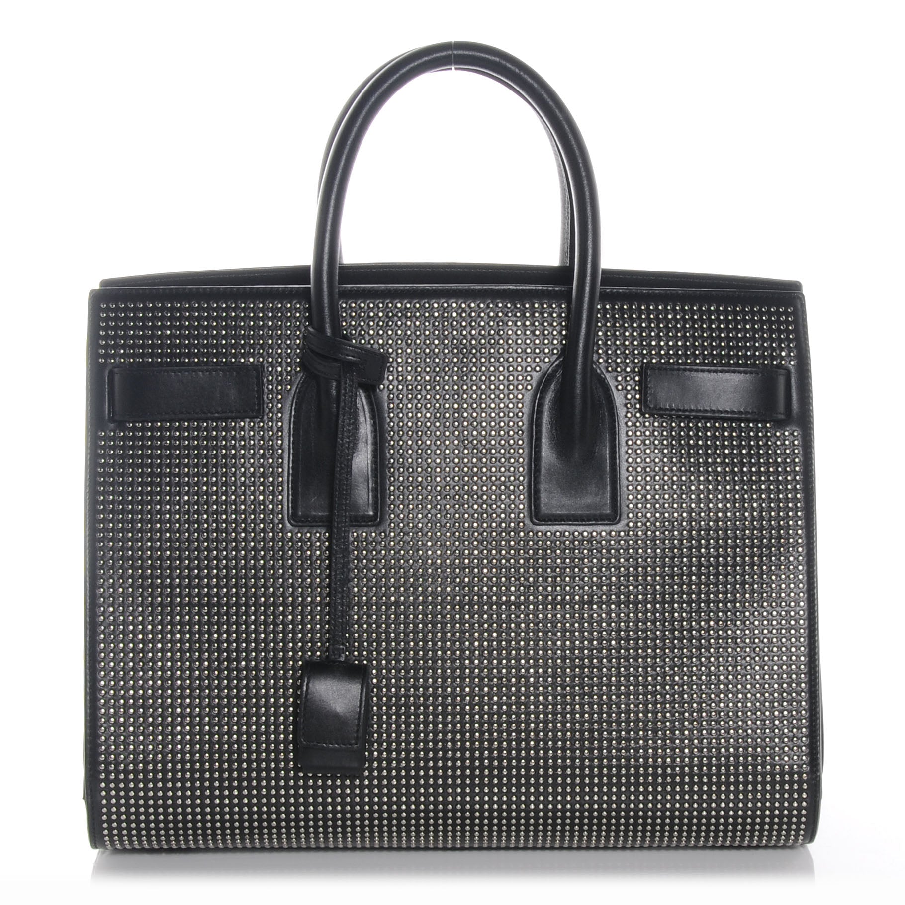 Saint Laurent Studded Leather Small Sac de Jour Carryall Black 1 of 8