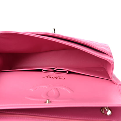 Chanel Caviar Quilted Medium Double Flap Pink 5 of 10