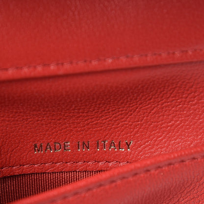 Chanel Lambskin Quilted 19 Flap Wallet Red 7 of 9
