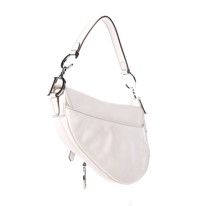Christian Dior Calfskin Saddle Bag White 3 of 14