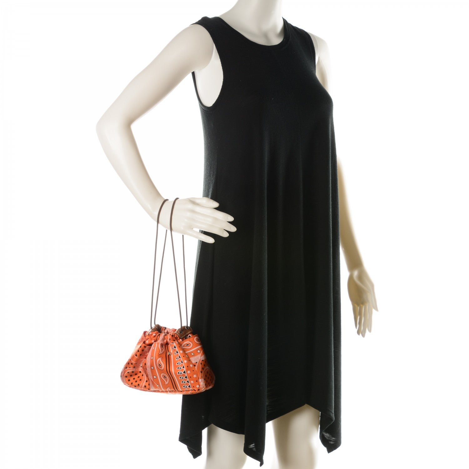 Hermes Barenia Silk Eperons d'Or Fourbi 20 PM Pouch Orange Fauve 2 of 7
