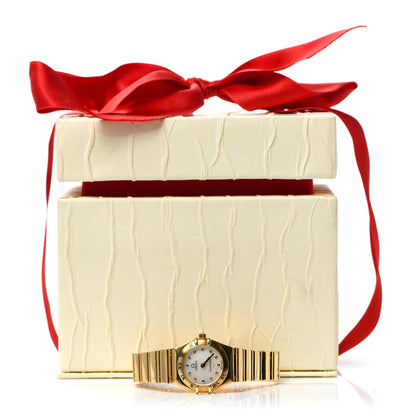 Omega 18K Yellow Gold Mother of Pearl 22mm Constellation My Choice Quartz Watch 1161.71.00 5 of 5