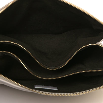 Louis Vuitton Lambskin Embossed Monogram Coussin PM Cream 5 of 12