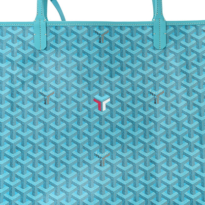 Goyard Goyardine Saint Louis GM Balise Beach Towel Set Turquoise 10 of 12