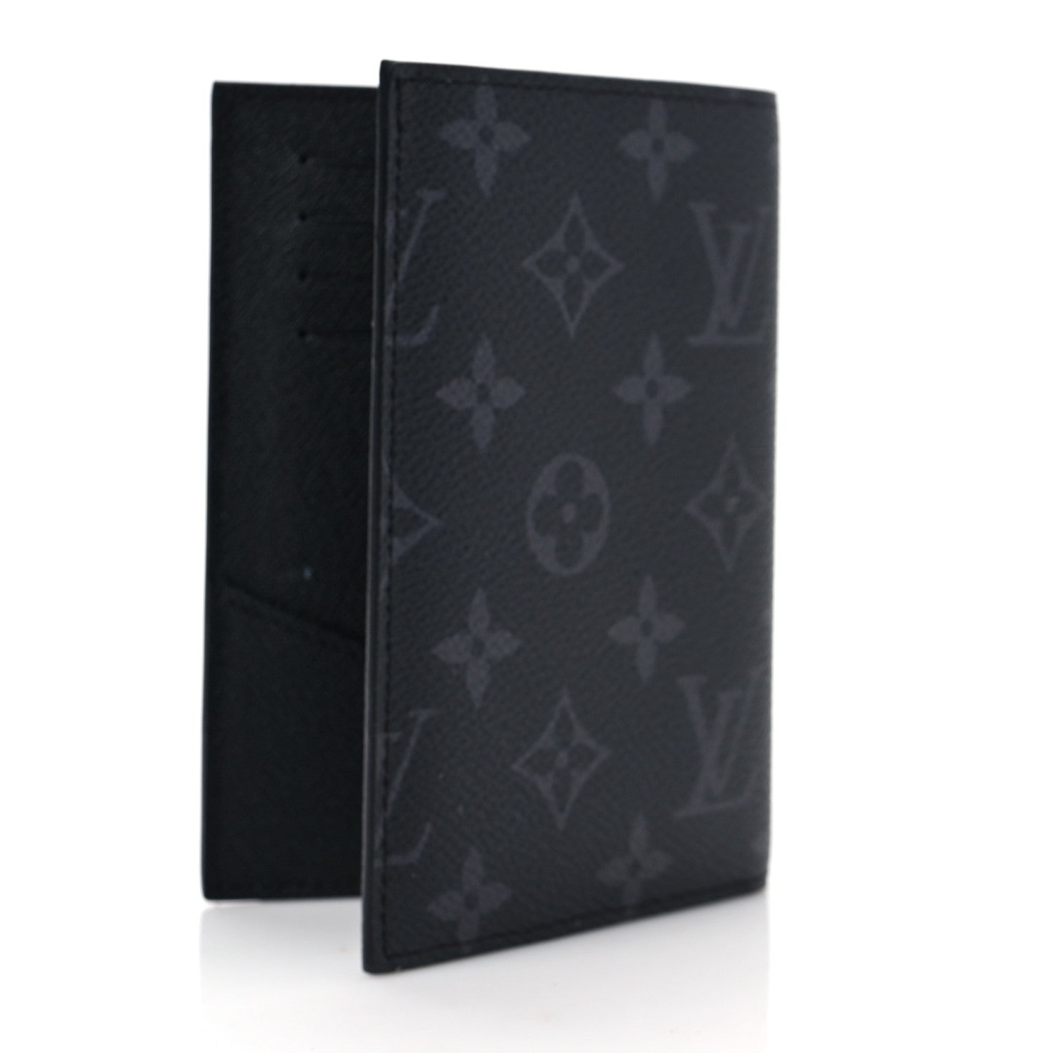 Louis Vuitton Monogram Eclipse Passport Cover 4 of 9