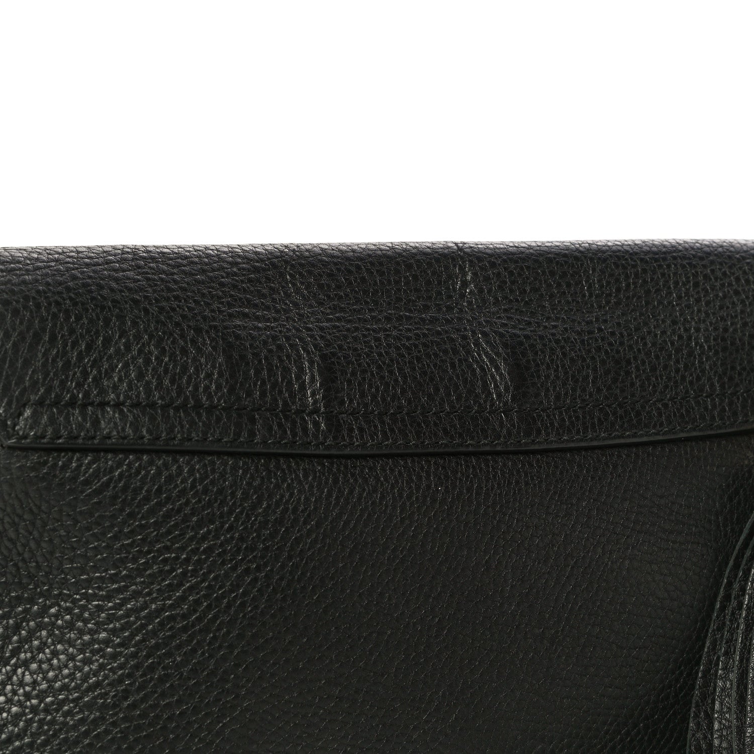 Gucci Pebbled Calfskin Medium Soho Flap Crossbody Black 19 of 21