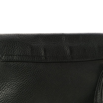 Gucci Pebbled Calfskin Medium Soho Flap Crossbody Black 19 of 21