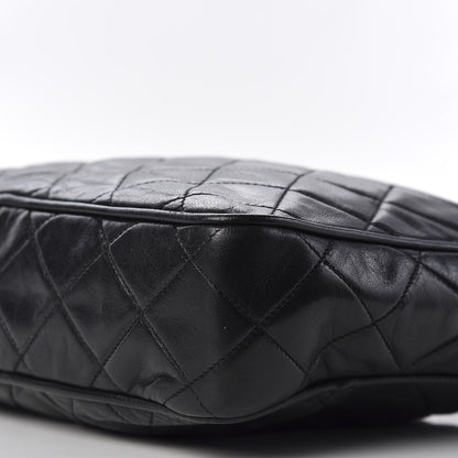 Chanel Lambskin Quilted CC Tassel Camera Case Black 6 of 12