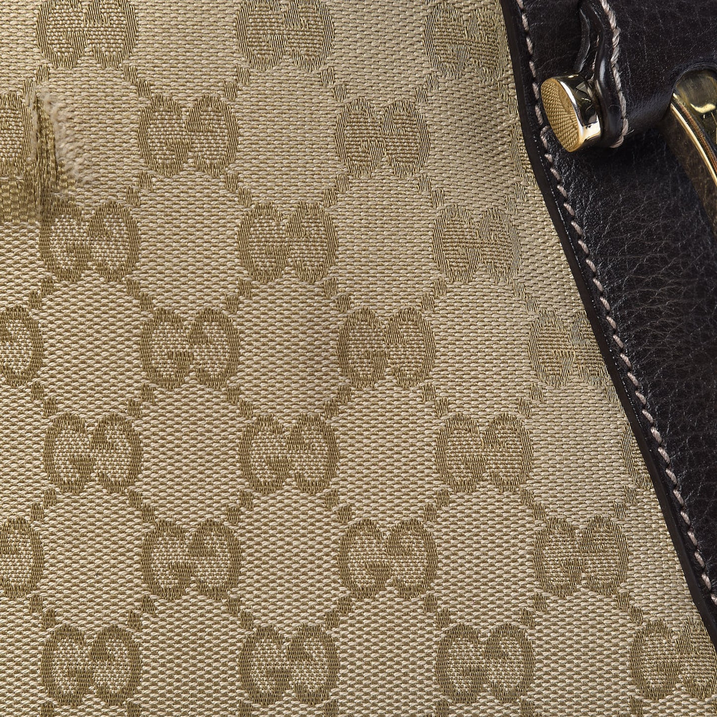 Monogram Small Pelham Shoulder Bag Dark Brown