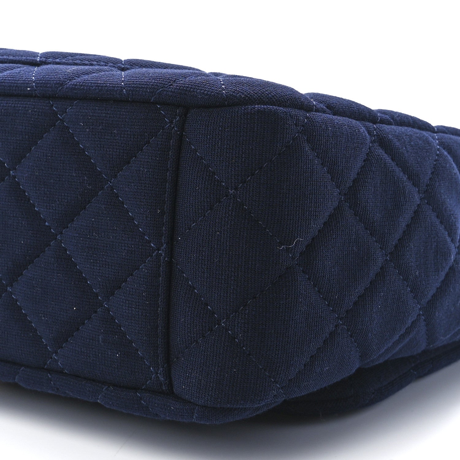 Chanel Jersey Quilted XL Jumbo Flap Navy 11 of 11