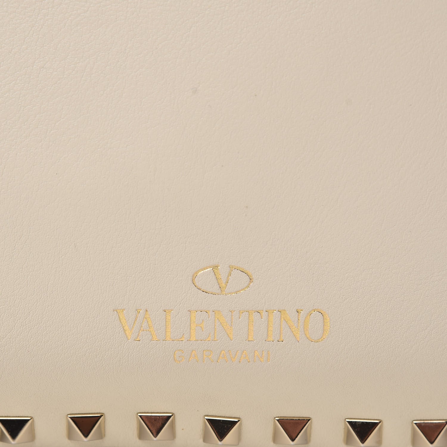 Valentino Garavani Vitello Large Rockstud All Over Flip-Lock Messenger Bag Light Ivory 10 of 12