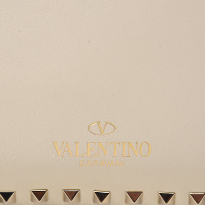 Valentino Garavani Vitello Large Rockstud All Over Flip-Lock Messenger Bag Light Ivory 10 of 12