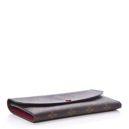 Louis Vuitton Monogram Emilie Wallet Fuchsia 4 of 9