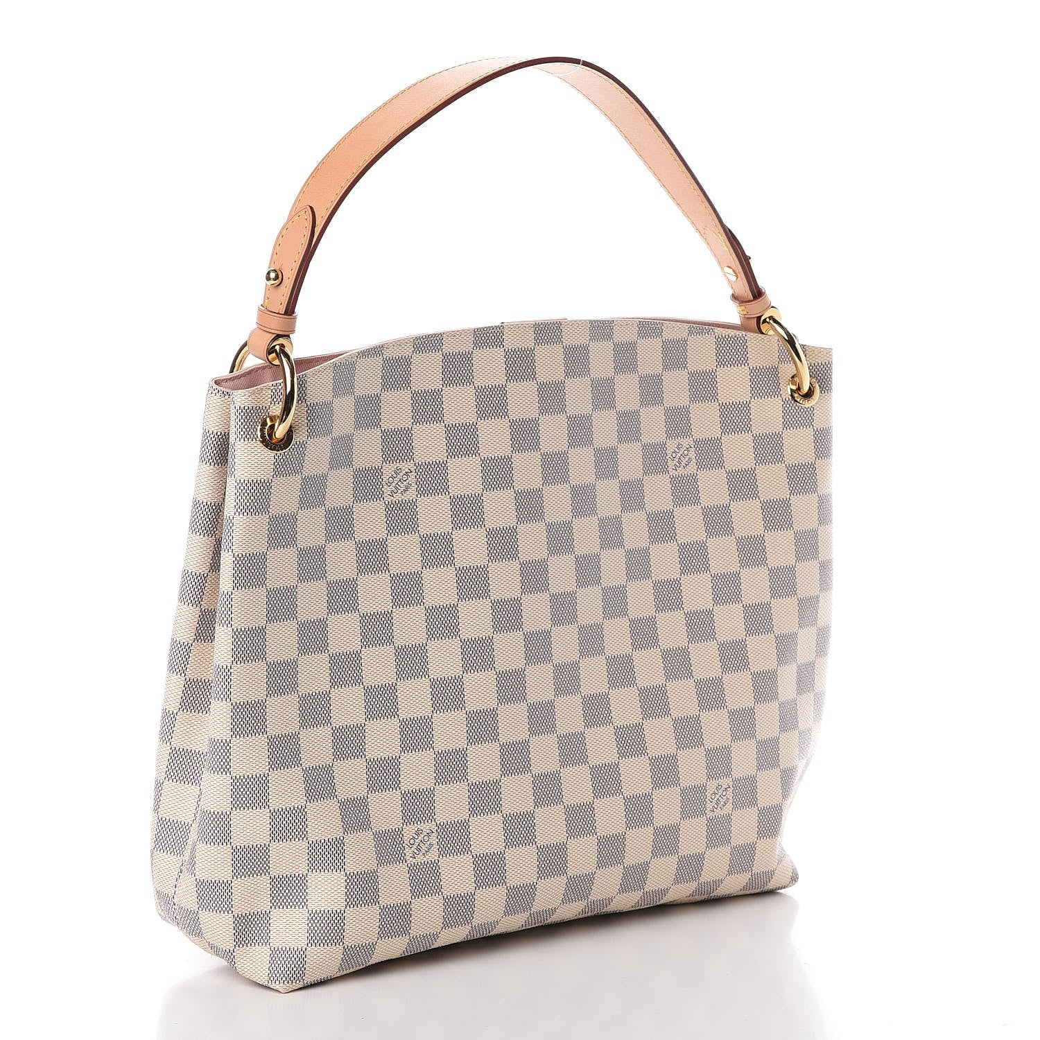 Louis Vuitton Damier Azur Graceful PM Rose Ballerine 3 of 11