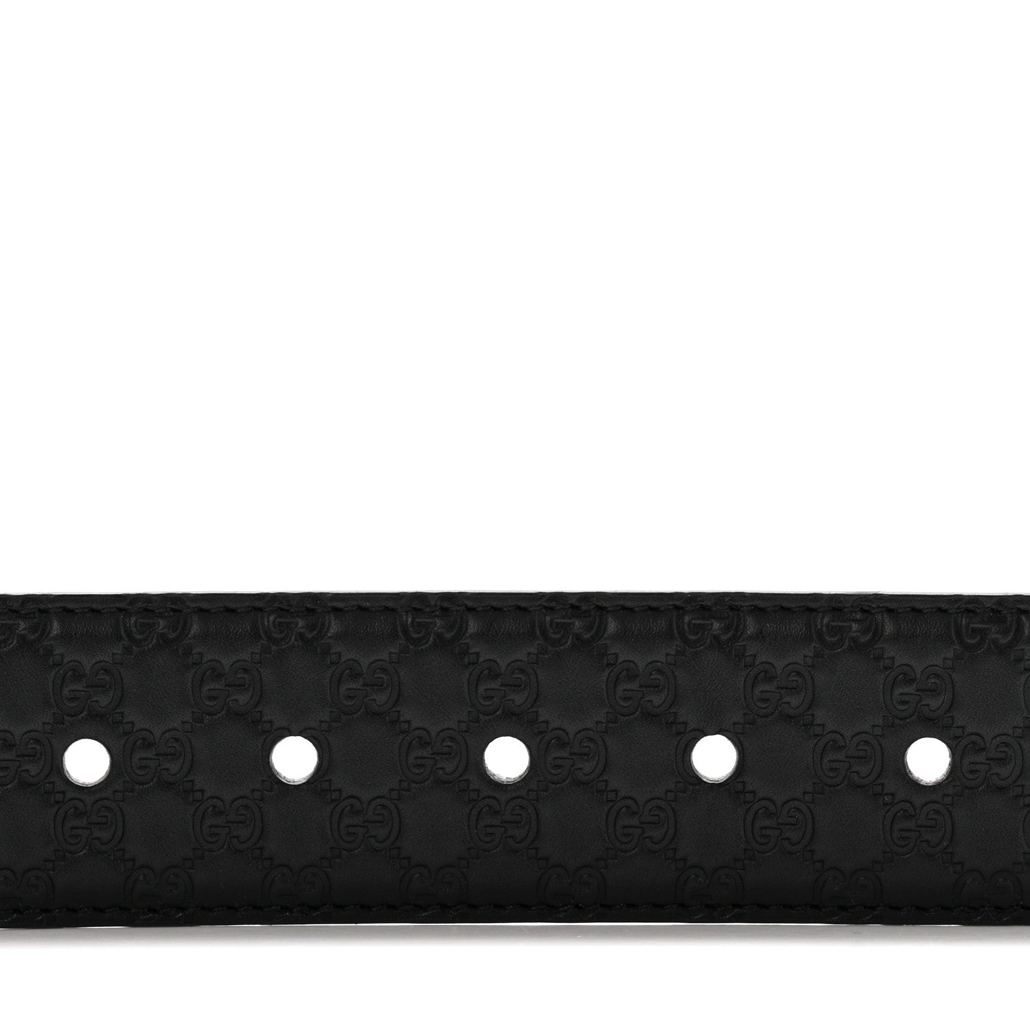 Gucci Soft Microguccissima Margaux Calfskin Belt 90 36 Black 3 of 5