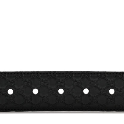 Gucci Soft Microguccissima Margaux Calfskin Belt 90 36 Black 3 of 5