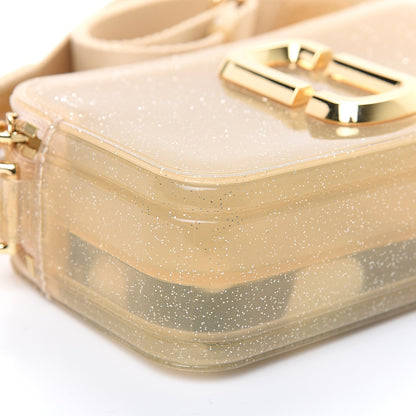Marc Jacobs Jelly Glitter Small Snapshot Camera Bag Gold Silver 4 of 9