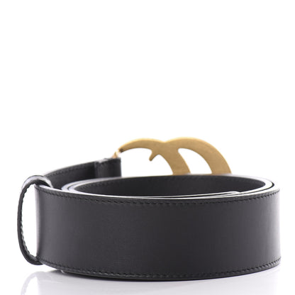 Gucci Calfskin Double G 40mm Belt 75 30 Black 2 of 6
