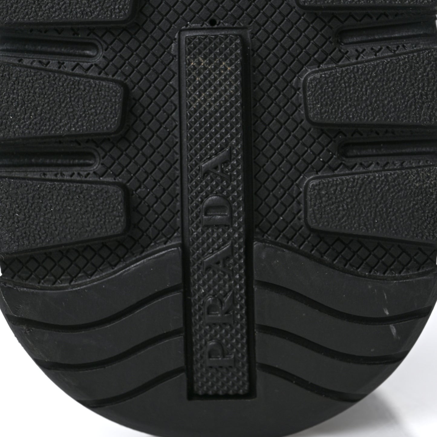 Nylon Gabardine Logo Sneakers 39 Black White