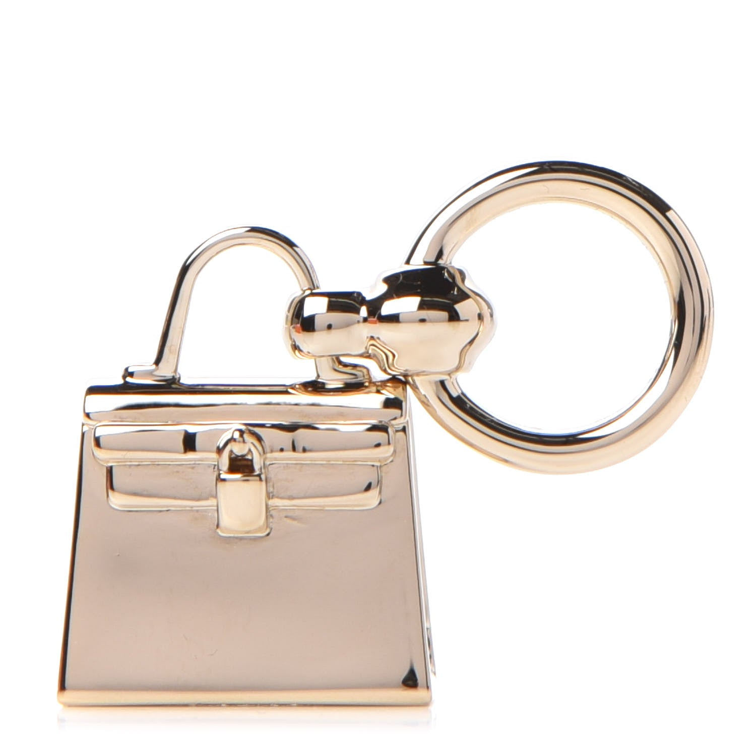 Hermes Permabrass Mini Kelly Twilly Ring 1 of 4