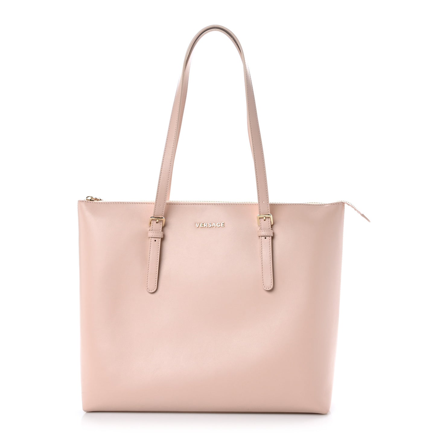 Calfskin Shopping Tote Pink