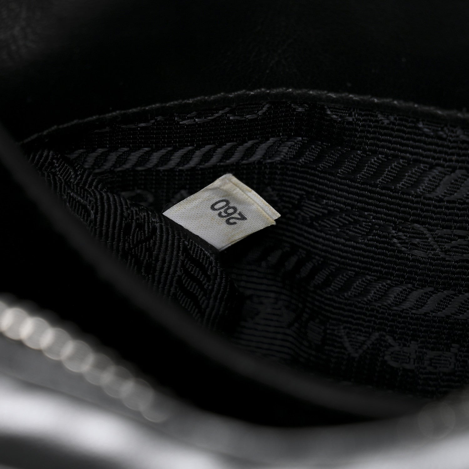 Prada Soft Calfskin Diagramme Belt Bag Black 7 of 10