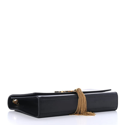Saint Laurent Smooth Calfskin Medium Classic Monogram Kate Tassel Satchel Black 3 of 4