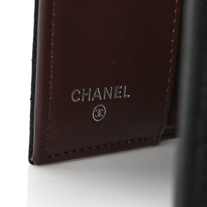Chanel Caviar Quilted Double Flap Wallet Black 7 of 9