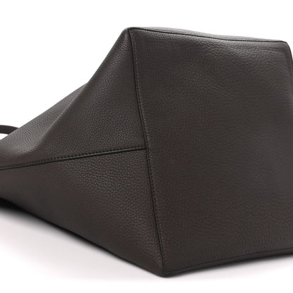 The Row Grained Calfskin Park Tote Three Dark Taupe 10 of 11