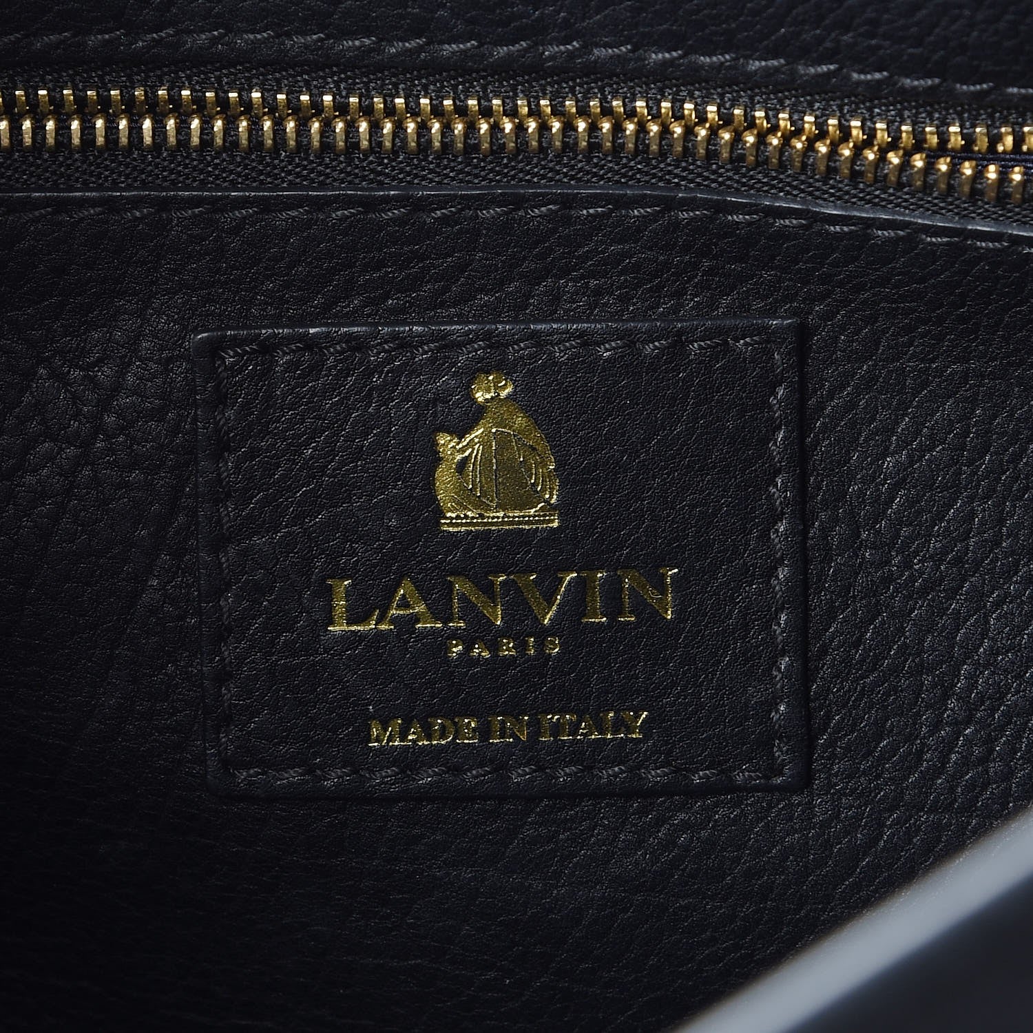 Lanvin Calfskin Tribale Fringe Shoulder Bag Black 6 of 8