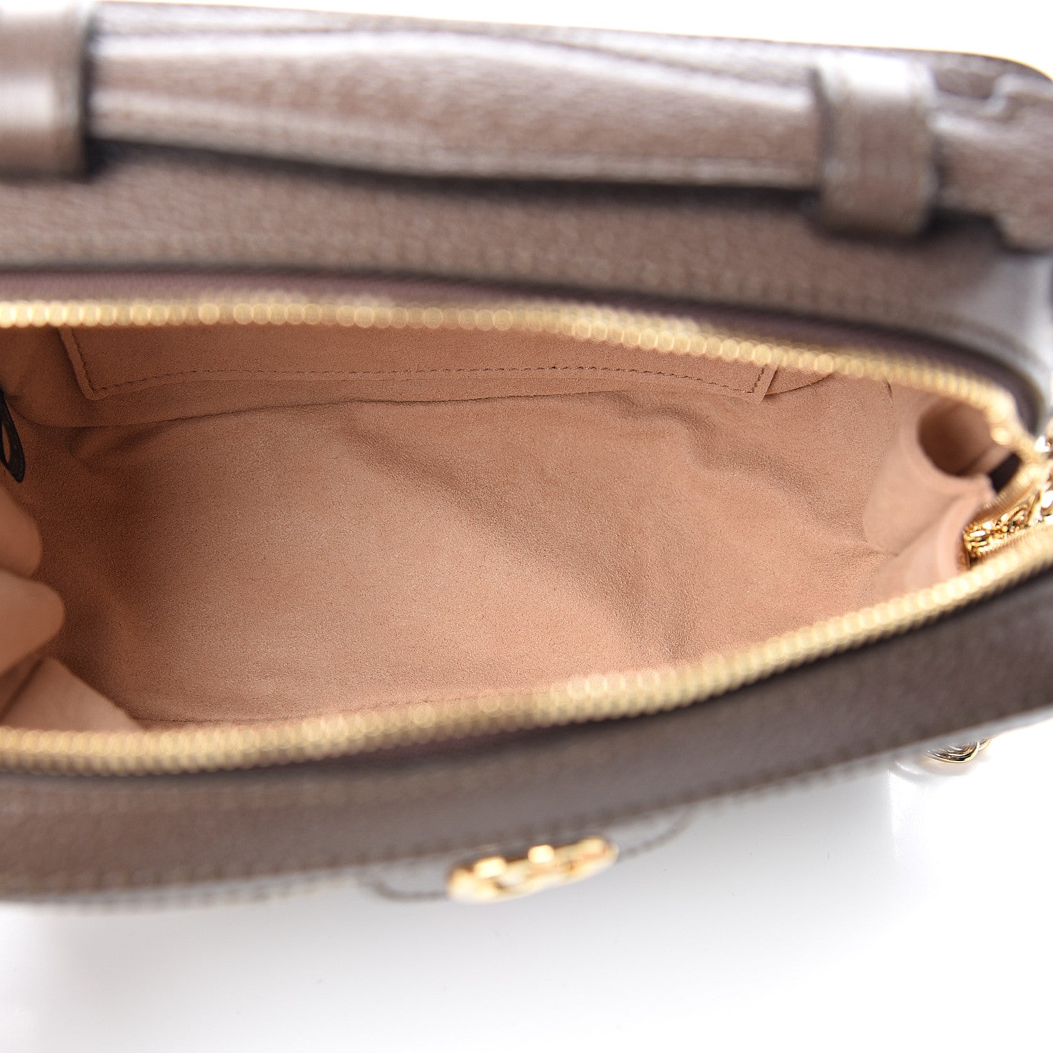 Gucci GG Supreme Monogram Mini Ophidia Top Handle Shoulder Bag Brown 4 of 9