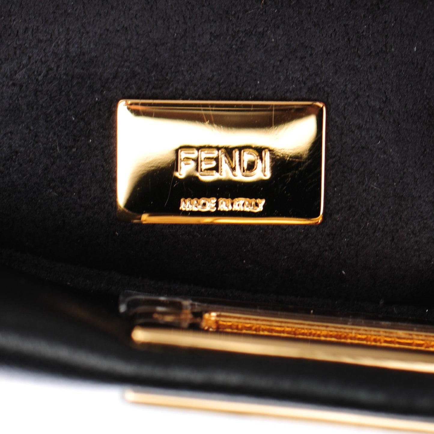 Nappa Micro Peekaboo Iconic Satchel Black