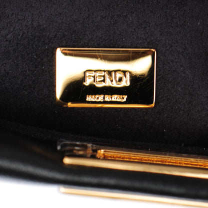 Fendi Nappa Micro Peekaboo Iconic Satchel Black 7 of 9
