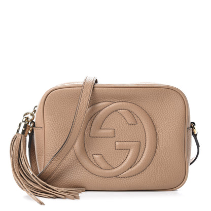 Gucci Pebbled Calfskin Small Soho Disco Bag Rose Beige 1 of 11