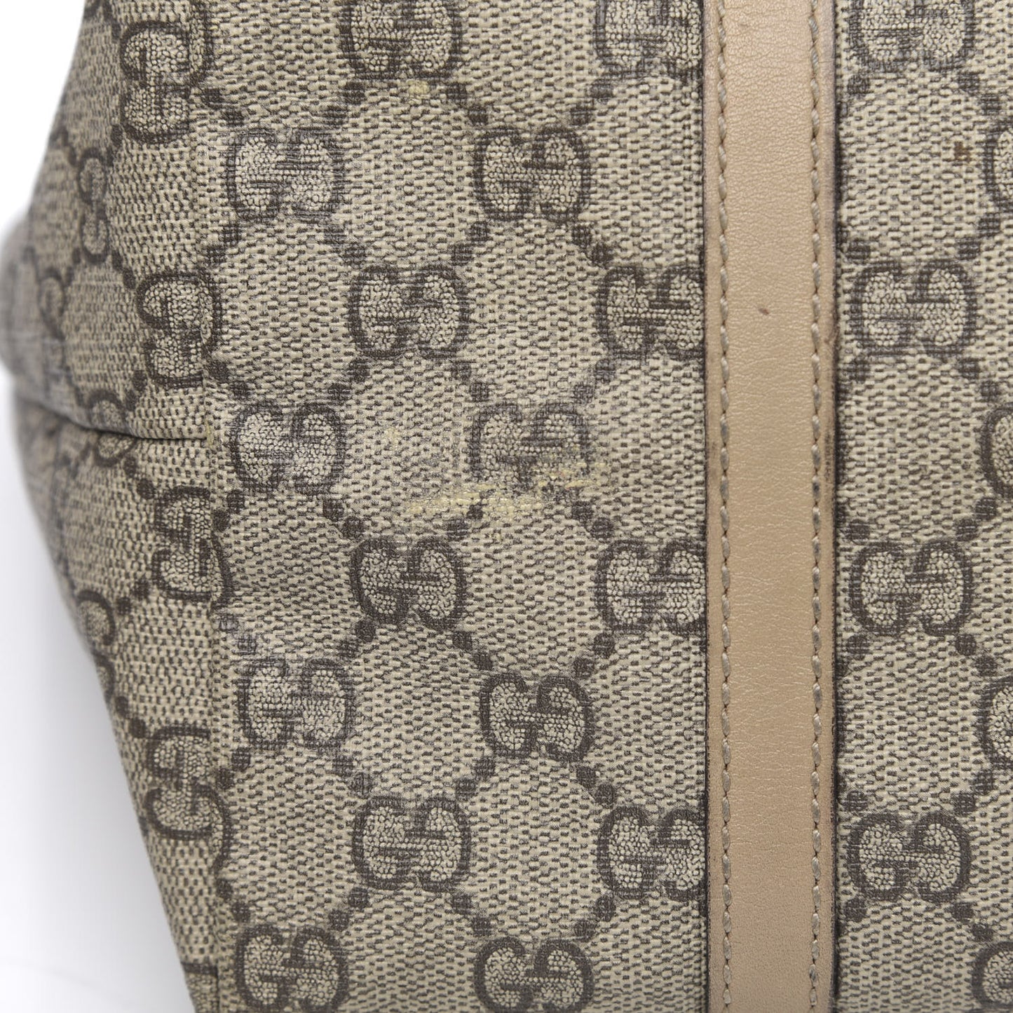 GG Supreme Monogram Medium Nice Tote Beige