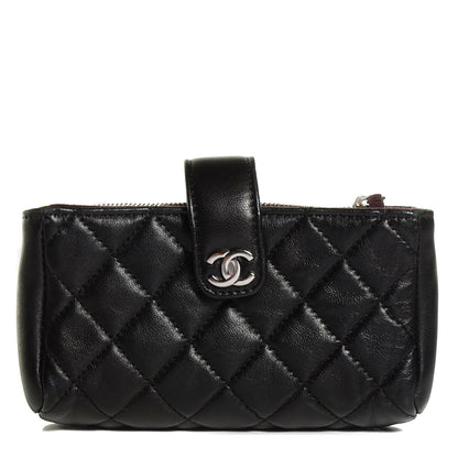 Chanel Lambskin Card Case and Bill Holder Black 1 of 8