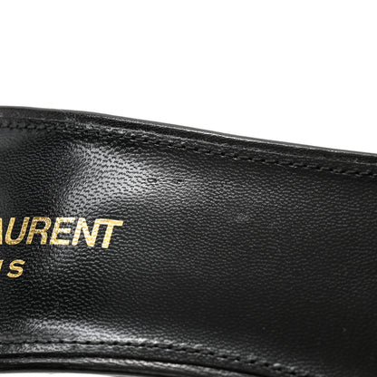 Saint Laurent Raffia Calfskin La 16 95 Mule Sandals 40 Cammello 9 of 11