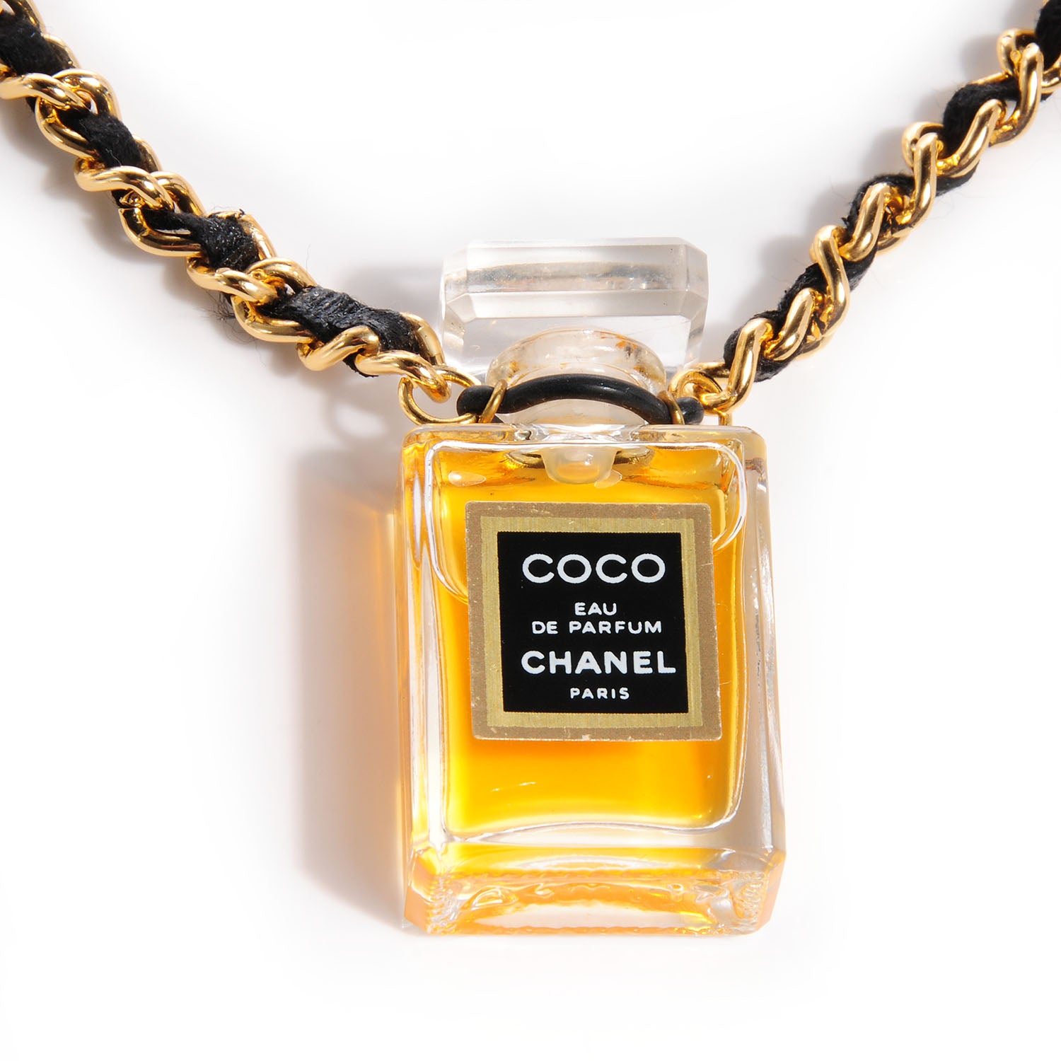 Chanel Coco Perfume Bottle Necklace 68048 – FASHIONPHILE