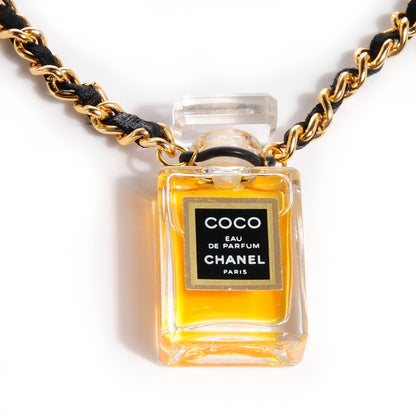 Chanel Coco Perfume Bottle Necklace 4 of 5