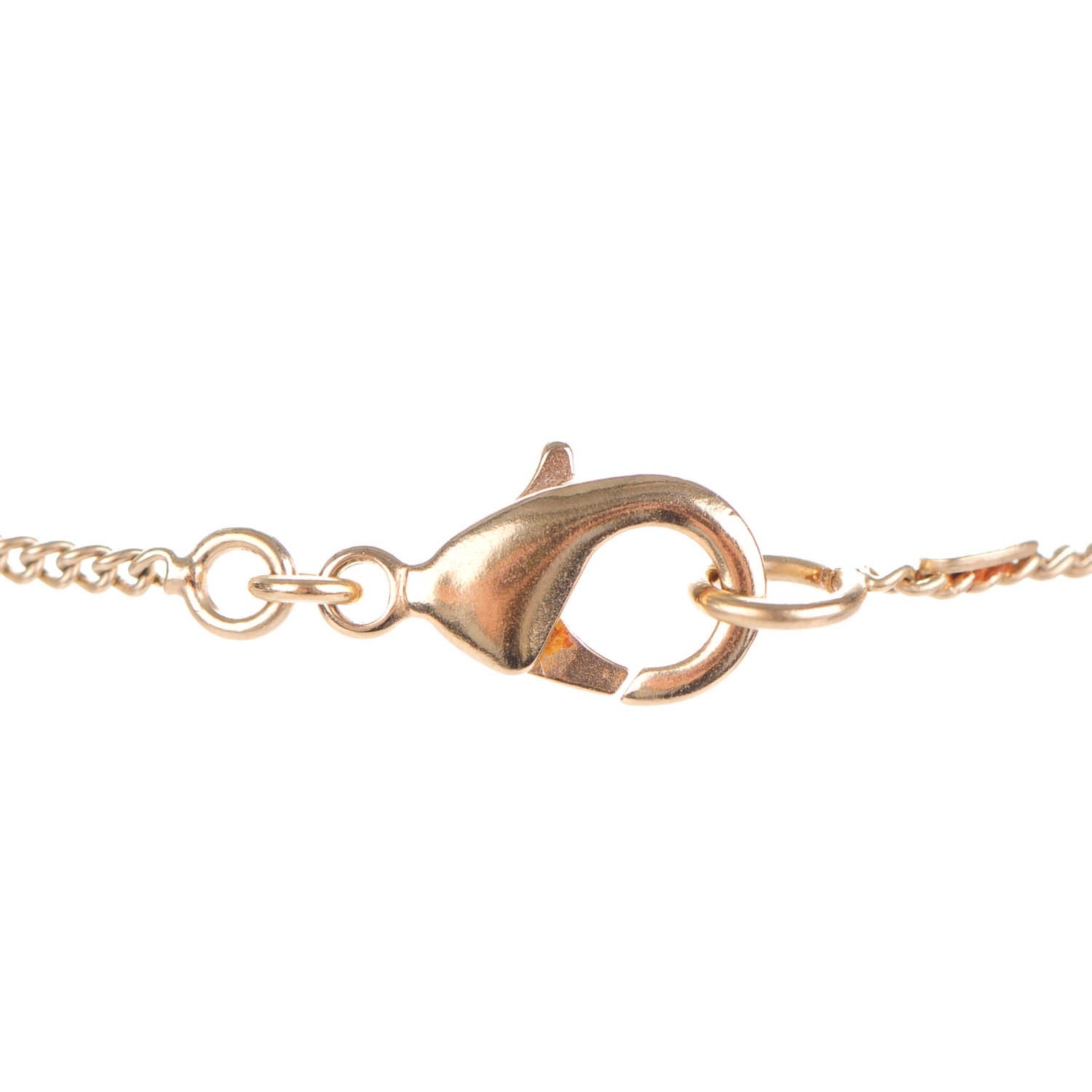 Chanel Glitter Enamel CC Pendant Necklace Gold 4 of 5