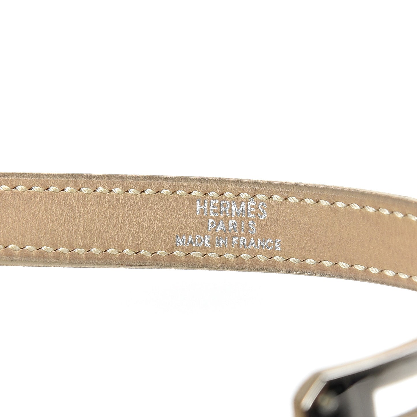 Tadelakt Kelly Double Tour Bracelet S Argile