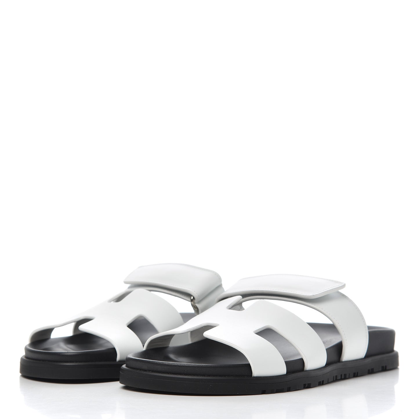 Calfskin Womens Chypre Sandals 38 White