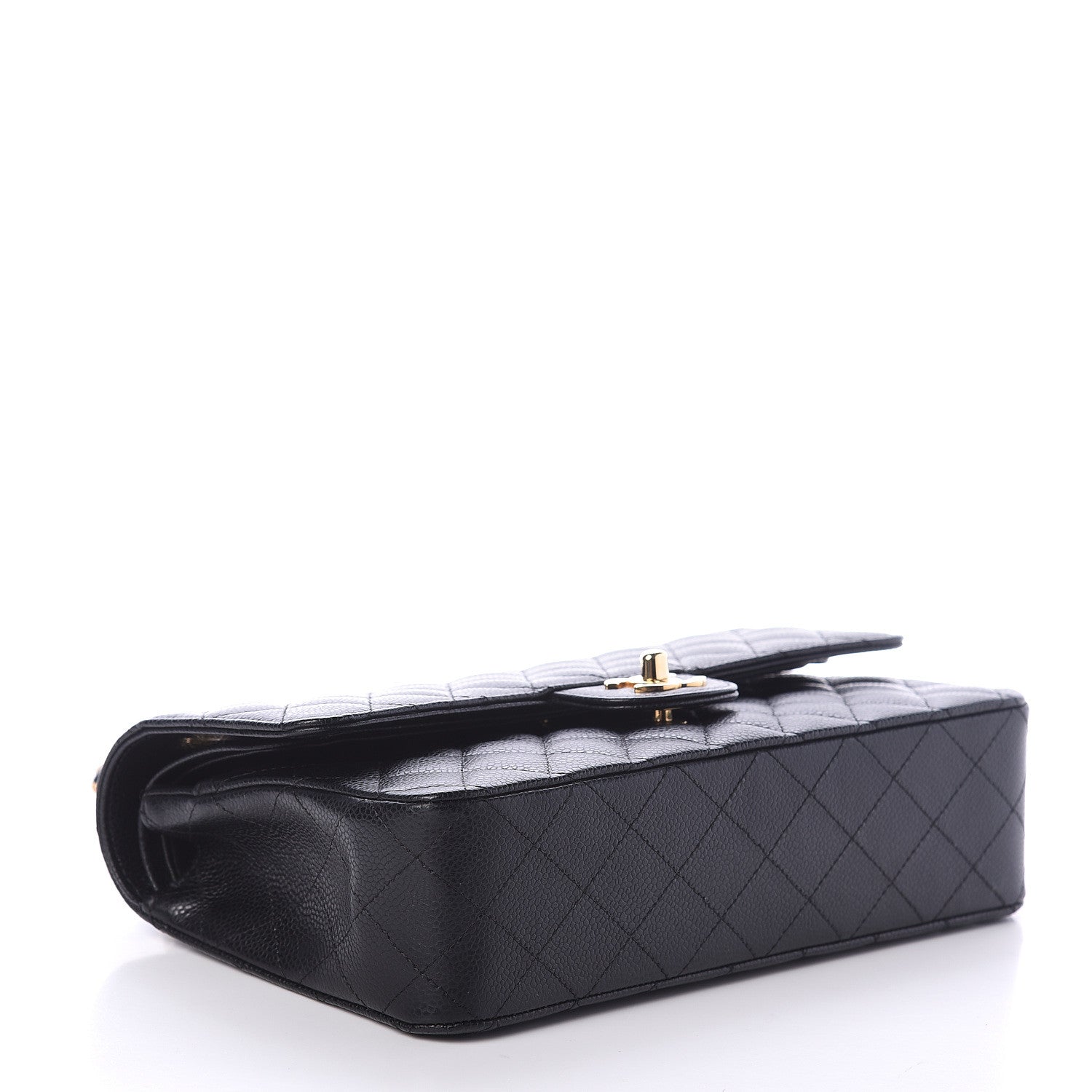 Chanel Caviar Quilted Medium Double Flap Black 3 of 8