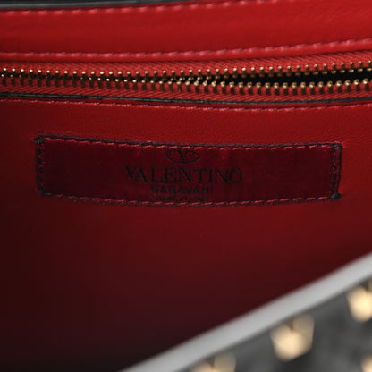 Valentino Garavani Lambskin Large Rockstud Spike Shoulder Bag Black 6 of 8